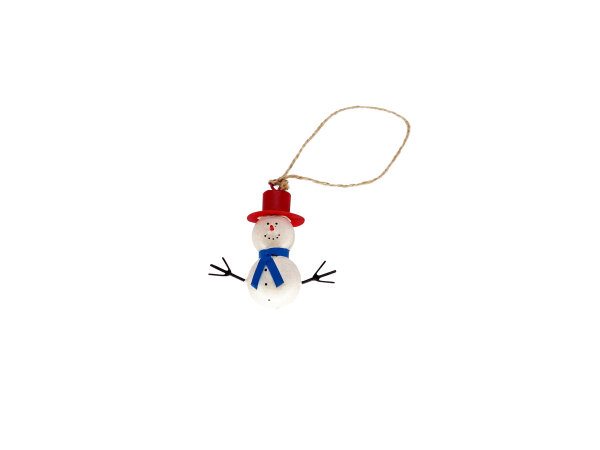 Metallh&auml;nger Schneemann, gro&szlig;