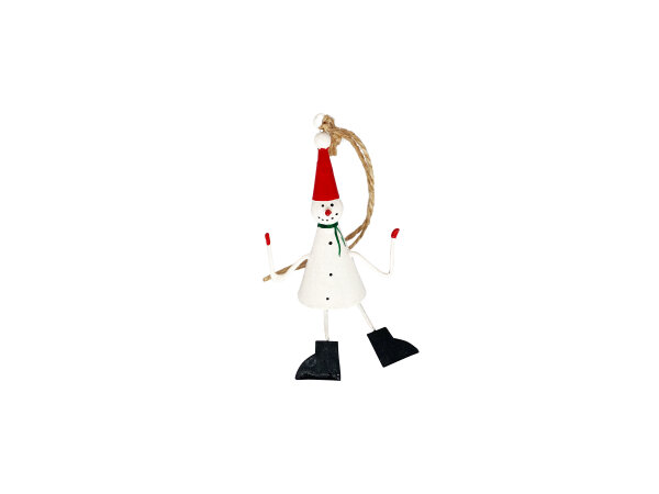 Metallh&auml;nger Schneemann gro&szlig;