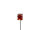 Gartenstecker W&uuml;rfel, rot