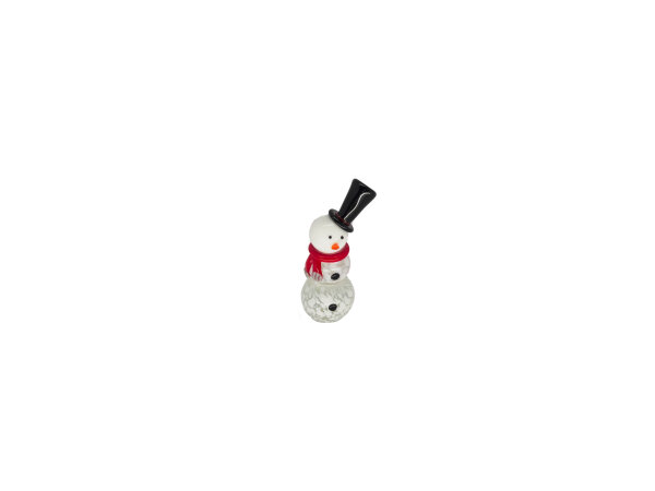 Schneemann, schwarz