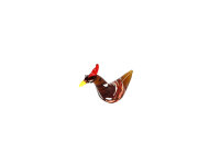 Huhn, braun/bunt