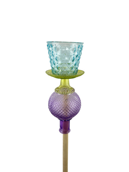 Gartenstecker blau/violett