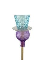 Gartenstecker violett/blau