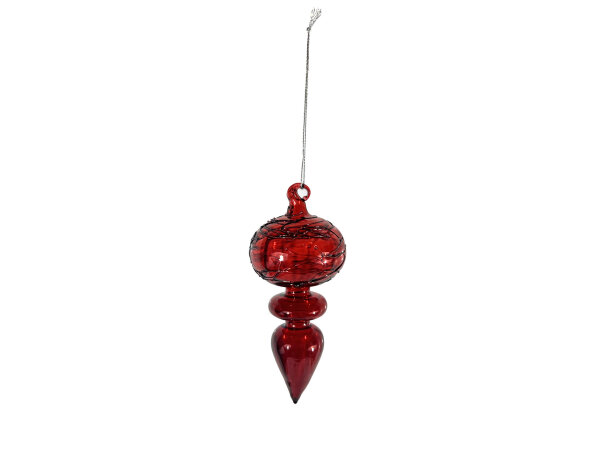 Ornament lang, rot