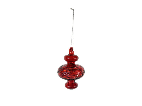 Ornament breit, rot