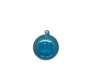 Kugel gestreift 8cm, 6 verschiedene Farben