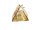 Krippe eckig, gold
