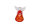 Engel rot/gold, mittel