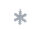 Schneeflocke mit Draht