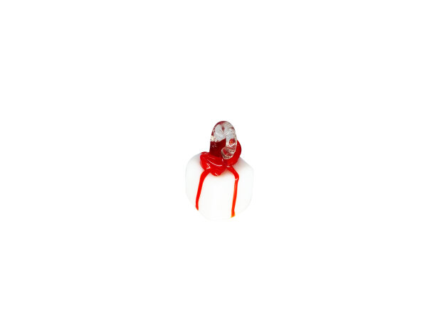 Mini-P&auml;ckchen wei&szlig;/rot